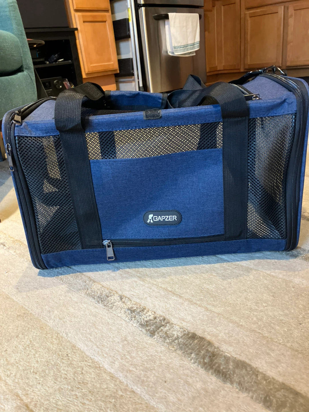 Gapzer Blue Pet Carrier