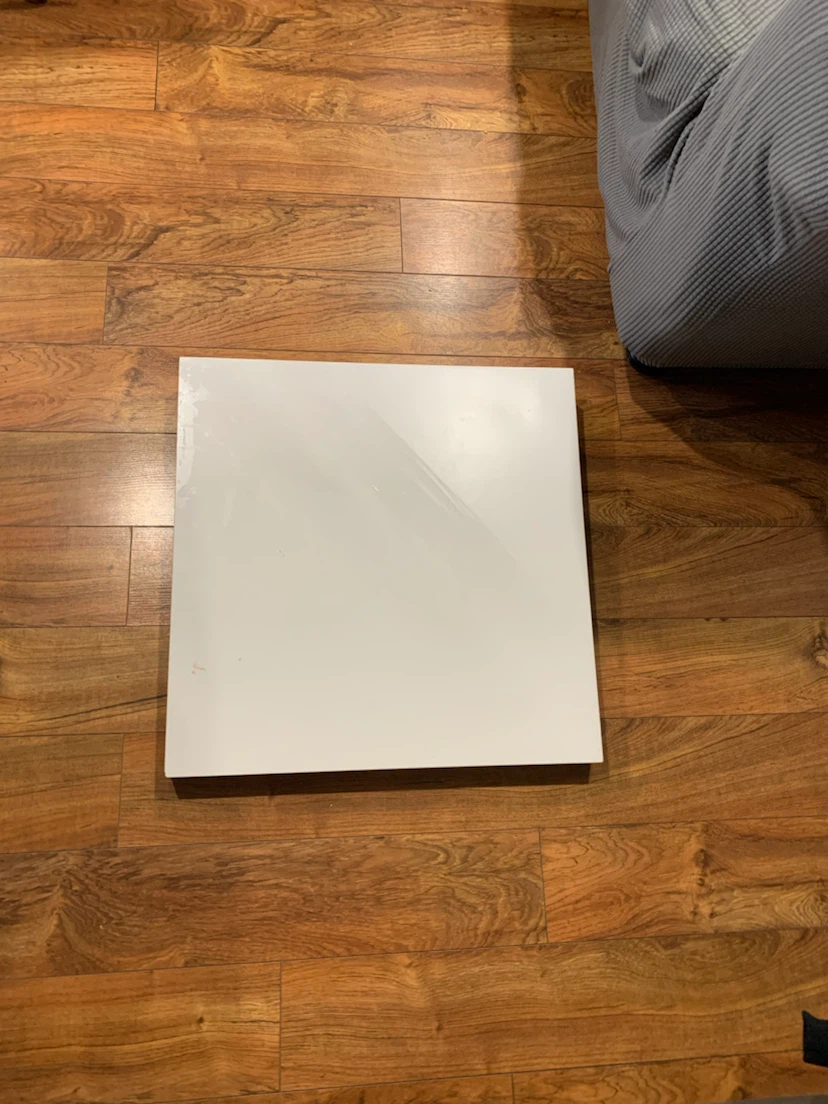 IKEA white side table