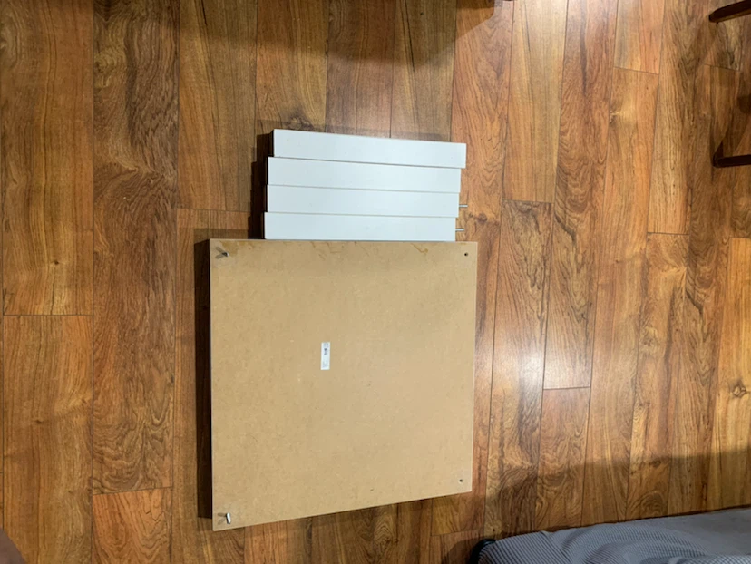 IKEA white side table - photo 4