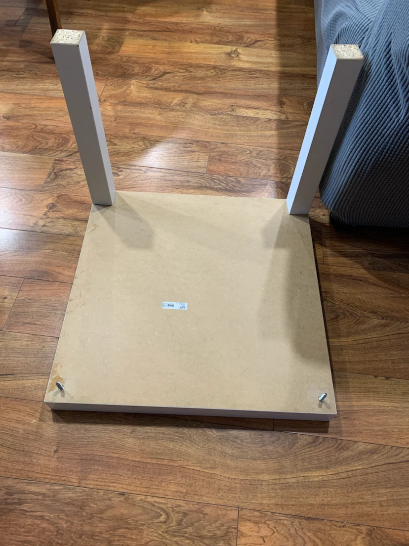IKEA white side table - photo 5