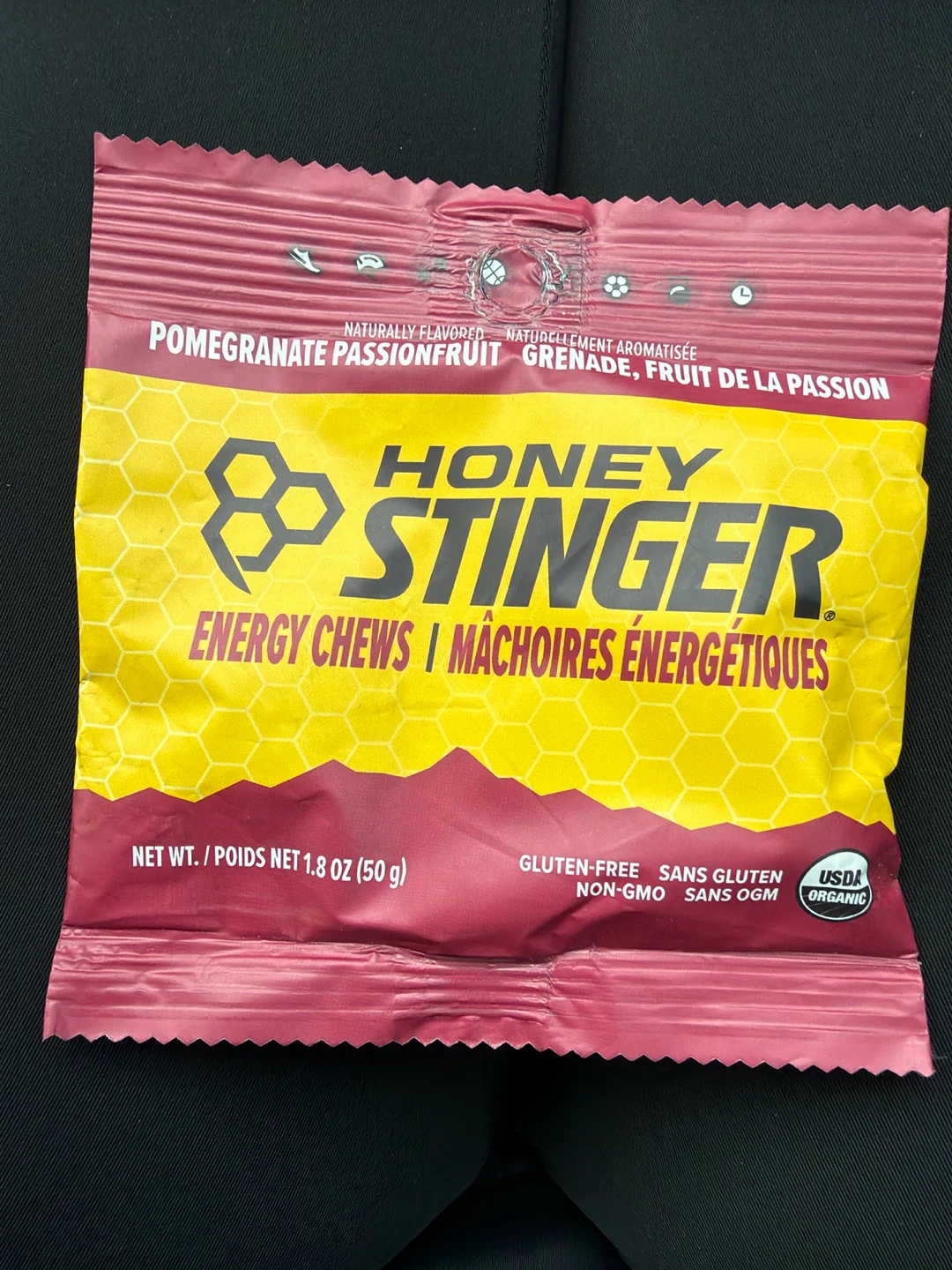 🏈 Honey Stinger Energy Chews Pomegranate Passionfruit