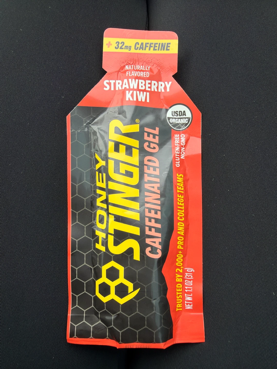 🏈 Honey Stinger Caffeinated Gel Strawberry Kiwi