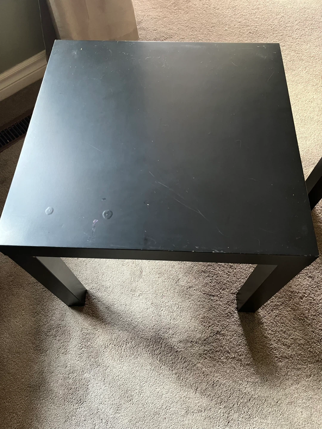 🏈 Black IKEA Wooden End Tables - photo 2