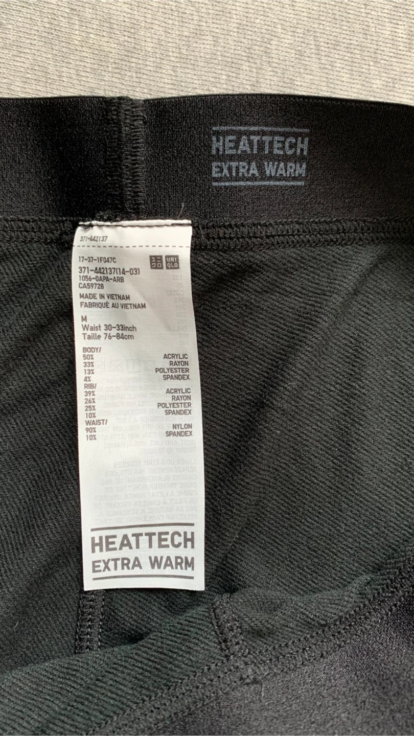 Uniqlo Heattech Extra Warm Leggings - Size M 30-33 waist 🏈 - photo 3