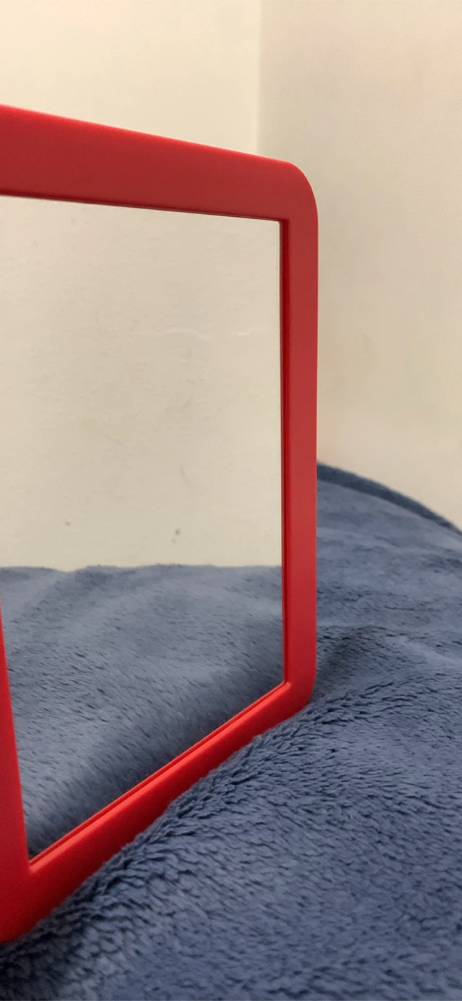 Red Magnetic Fridge Mirror - photo 4