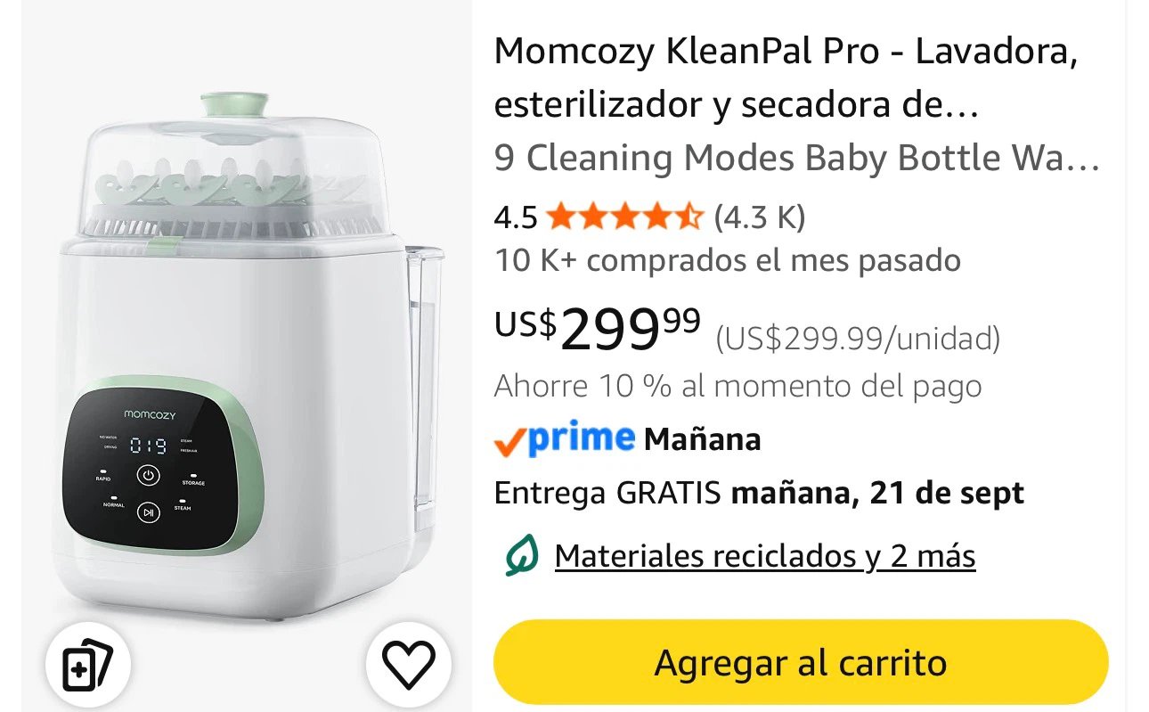 Momcozy KleanPal Pro Baby Bottle Washer - photo 2