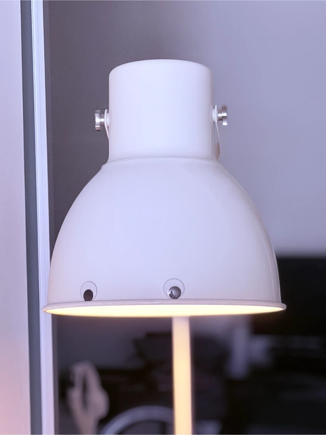 White Floor Lamp (IKEA Hektar) - photo 4