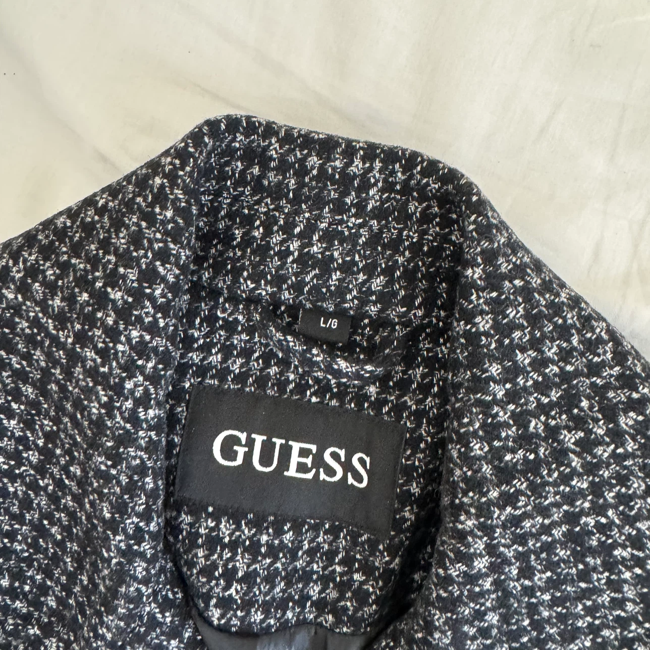 Guess Black and White Tweed Coat - photo 3