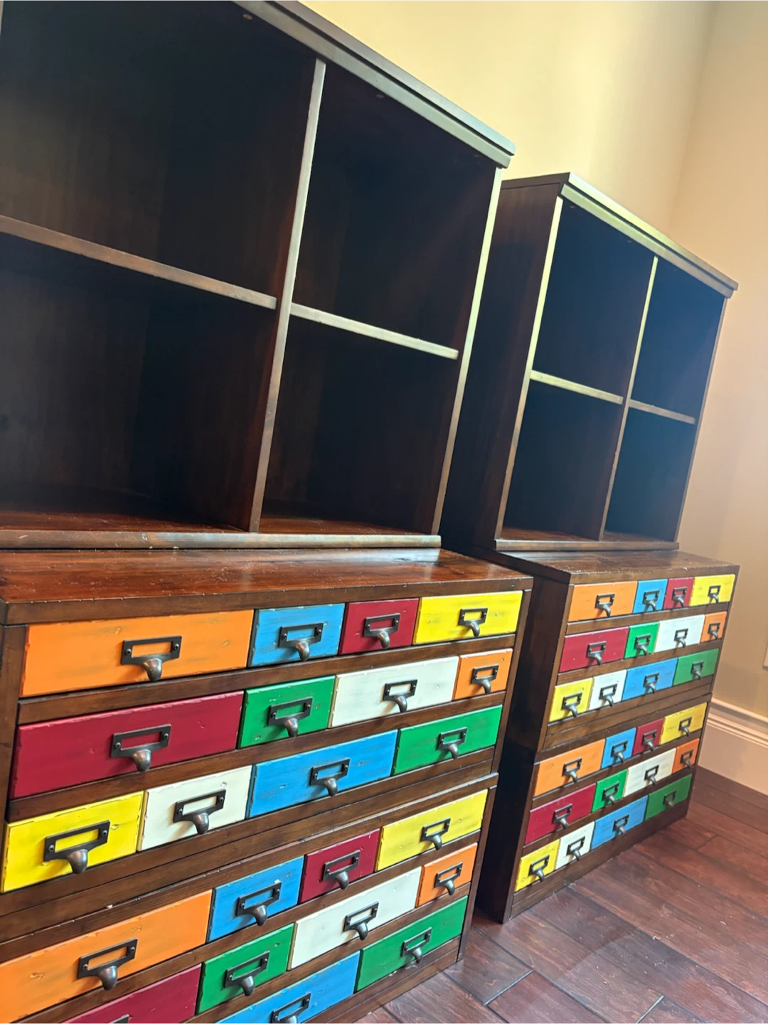 Pottery Barn -Two Wooden Multi-Drawer Storage Units - photo 2