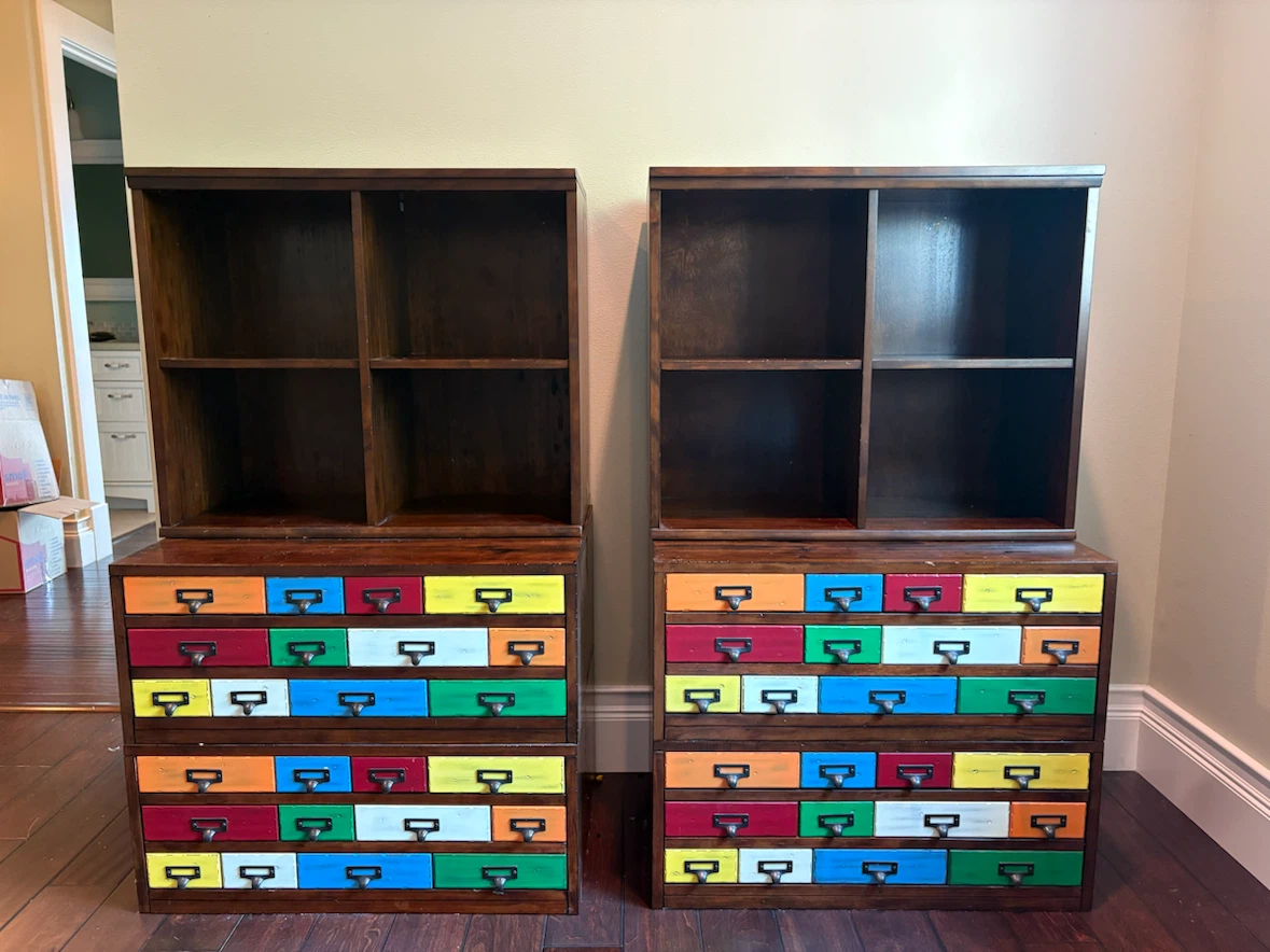 Pottery Barn -Two Wooden Multi-Drawer Storage Units - photo 4