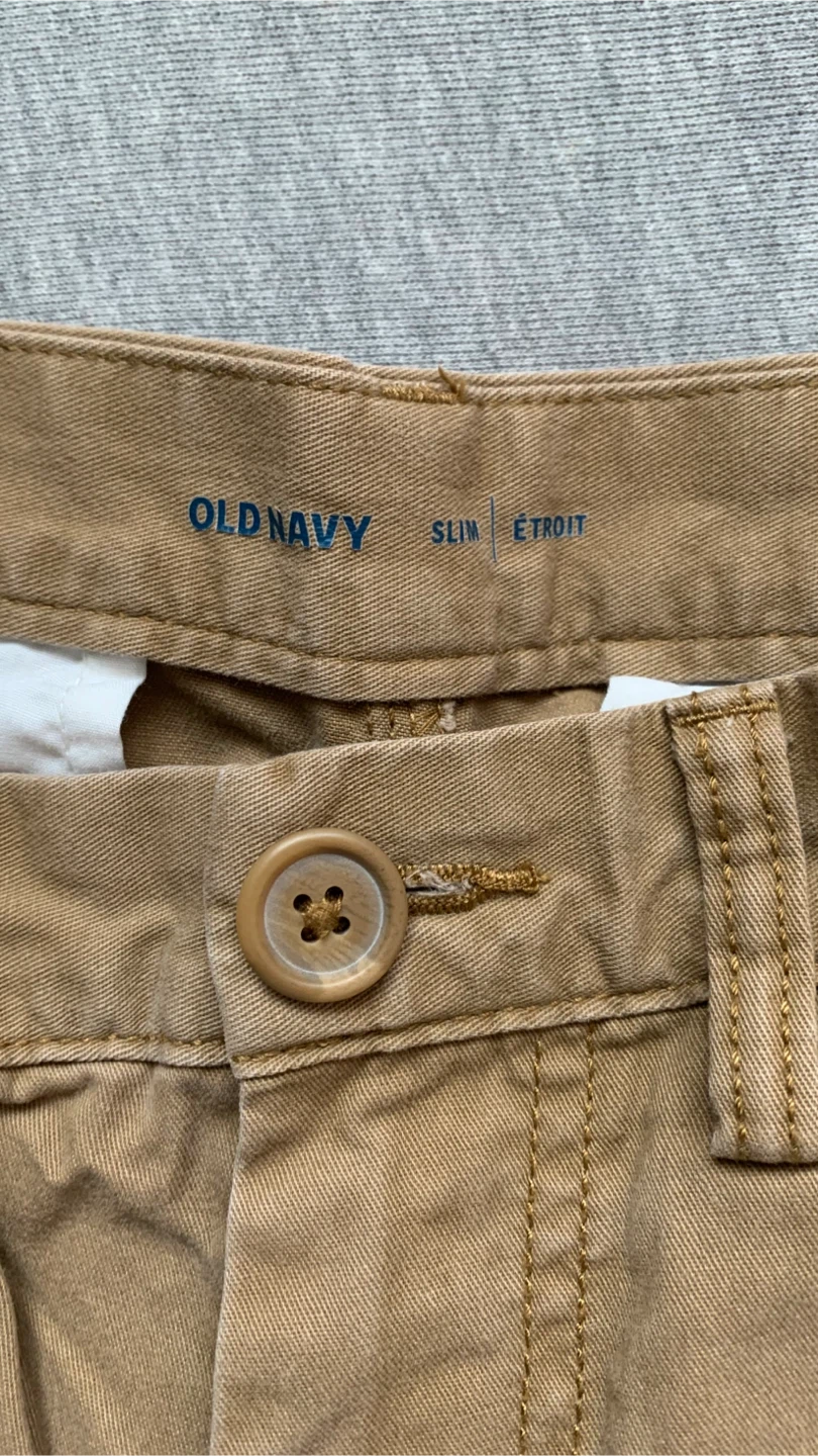 Old Navy Slim Chino Pants 30x30 🏈 - photo 2