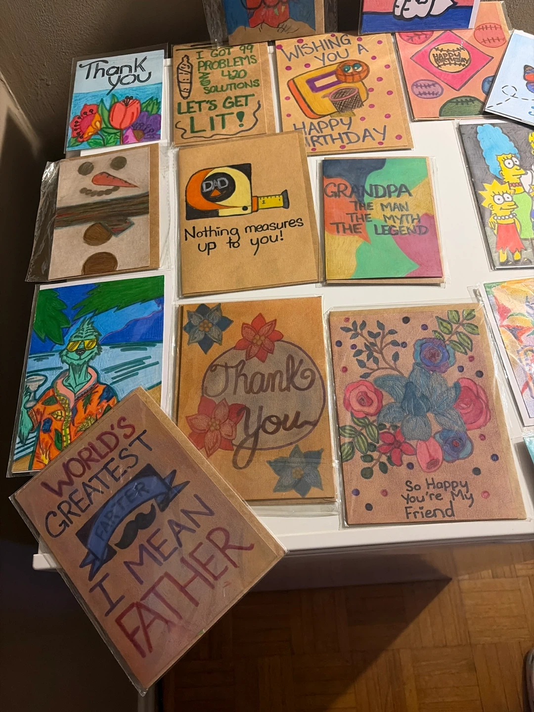 Assorted Handmade Greeting Cards - photo 2