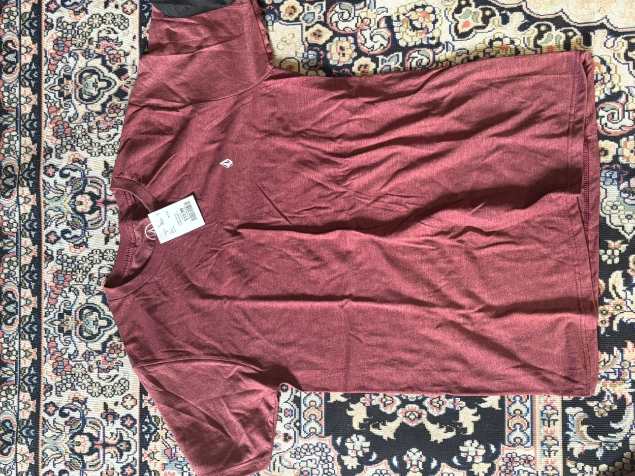 Volcom Men's T-Shirt Burgundy