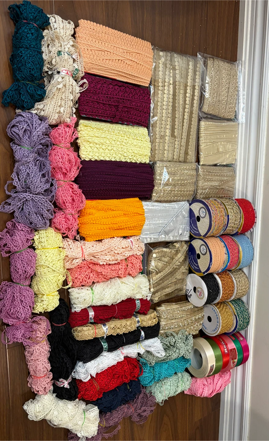 Assorted Decorative Sewing Lace and Borders $10 each