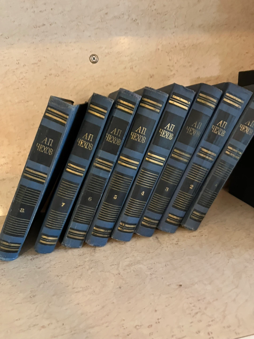 Vintage Russian Literature Book Collection