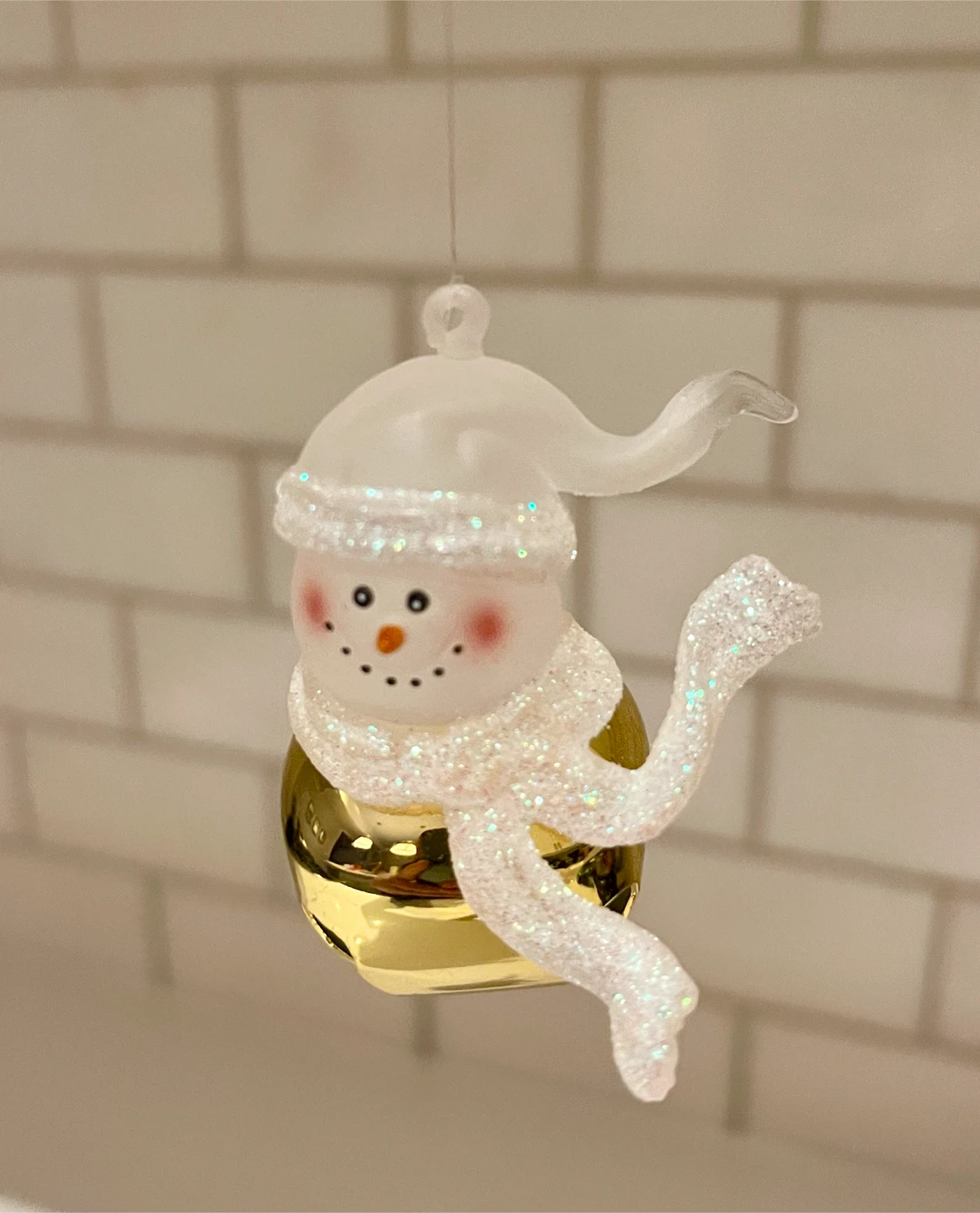 Set of 2 Snowman Bell Christmas Ornaments - photo 3
