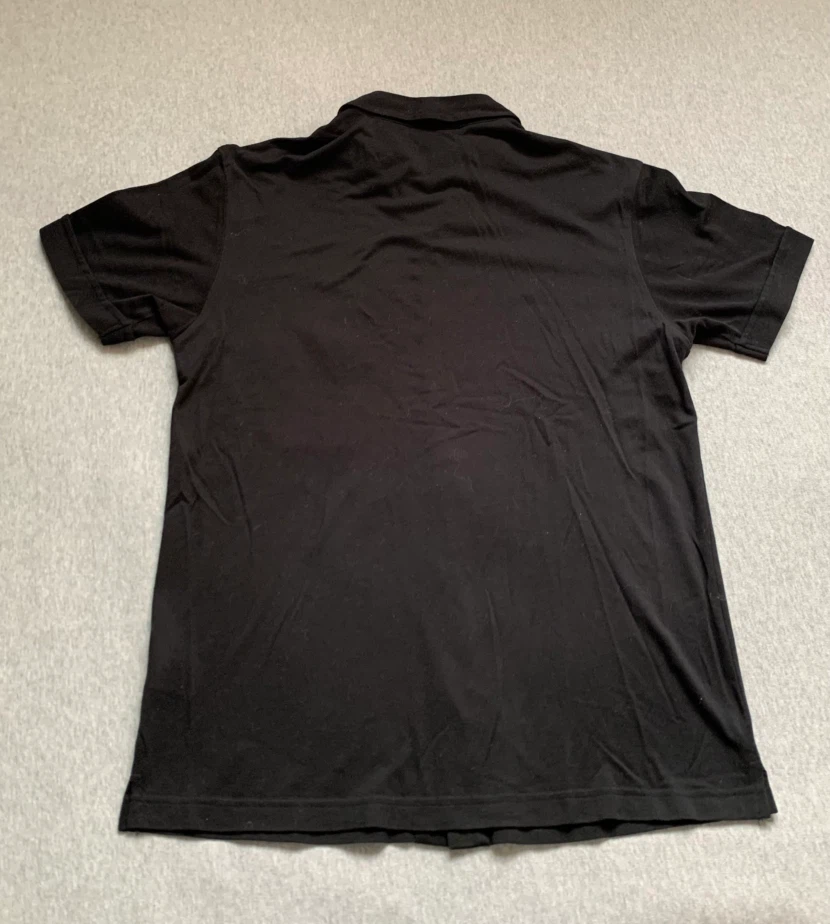 HUGO BOSS Black Pima Cotton Polo Shirt - Size Small 🏈 - photo 2