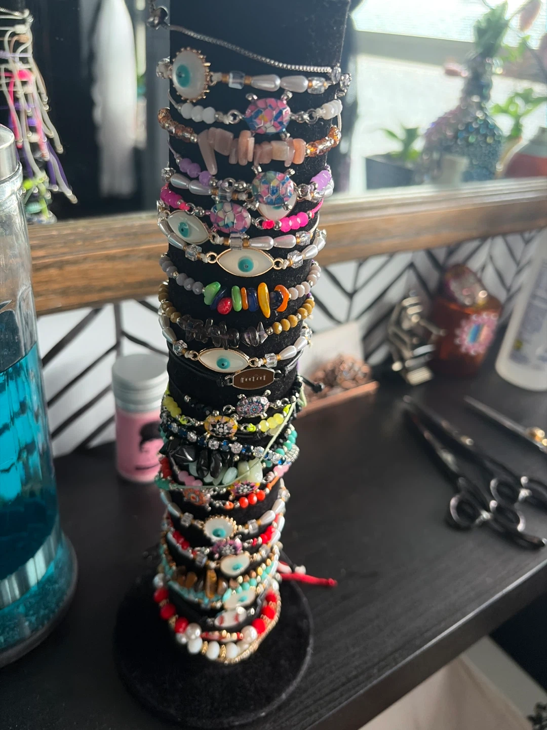 Assorted Beaded and Evil Eye Bracelets