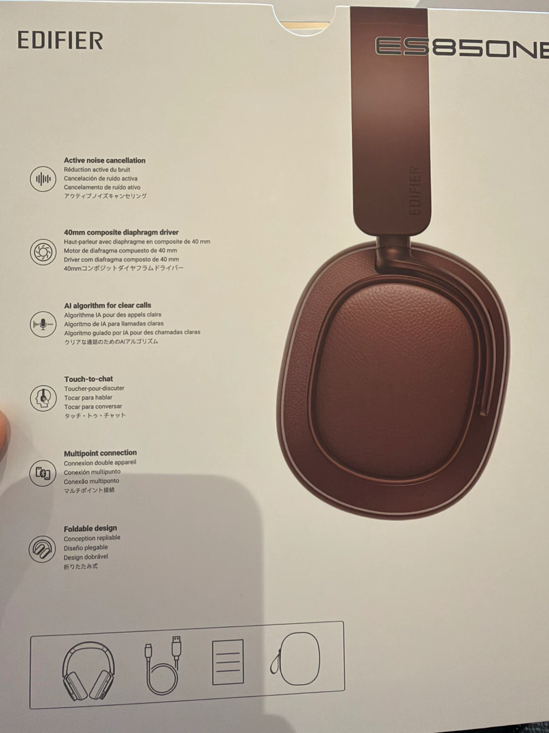 Edifier ES850NB Wireless Noise Cancelling Headphones - photo 2