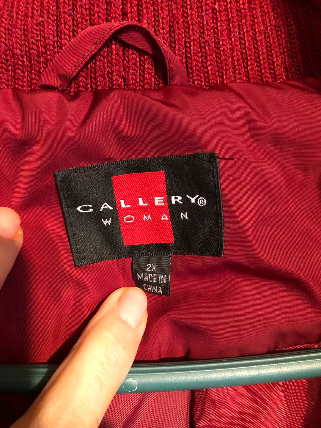 🏈Gallery Woman Red Quilted Jacket🏈 - photo 3