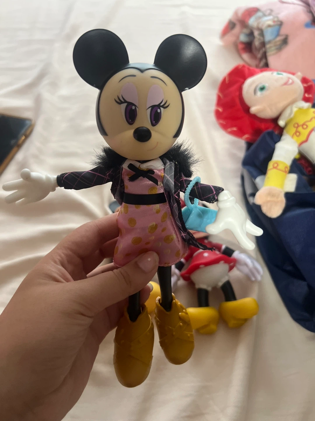 Set of 3 Disney Mickey and Minnie Mouse Figures 🏈 - photo 3