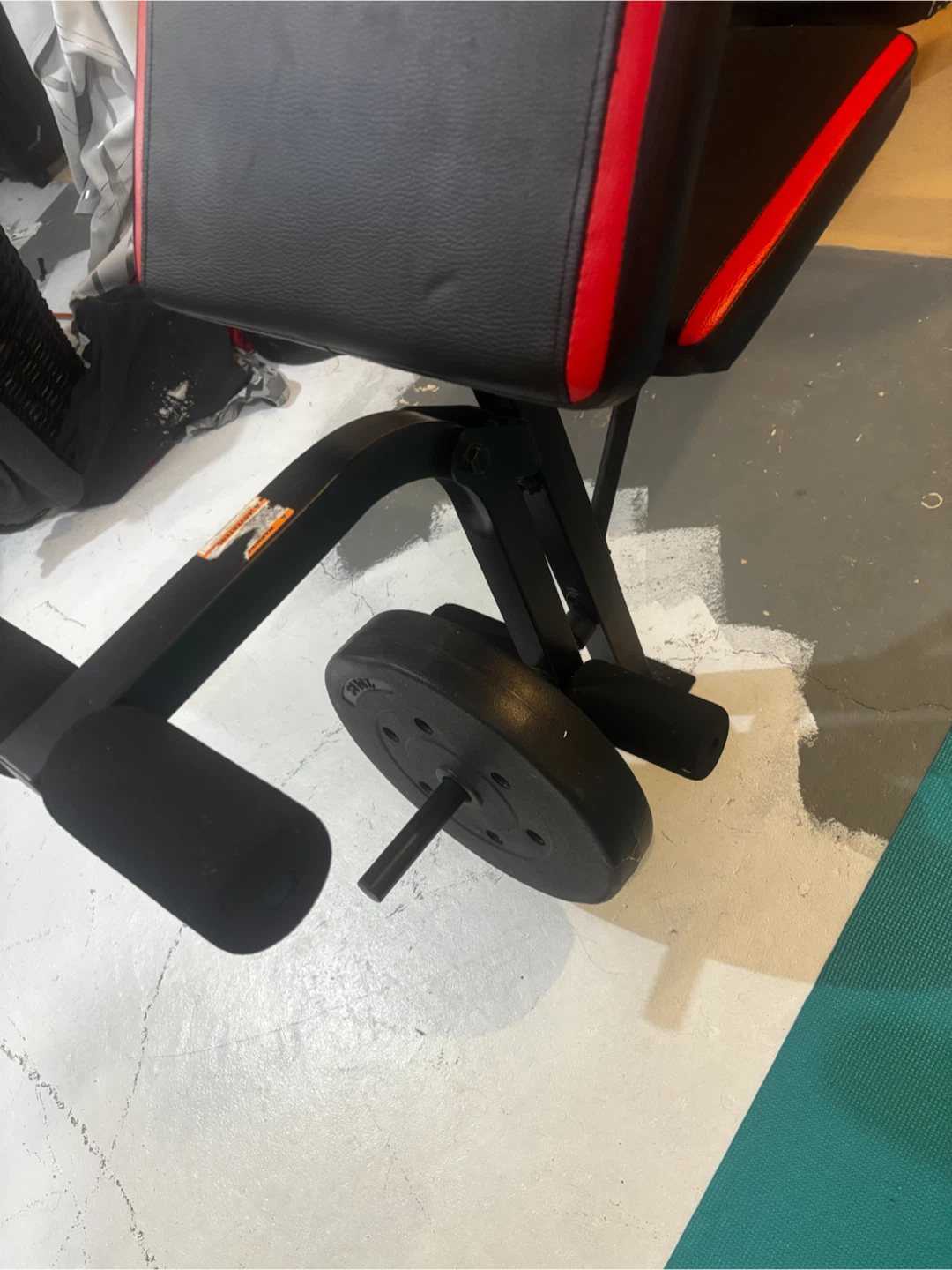 CapStrength Weight Bench with Bar and Weights - photo 3