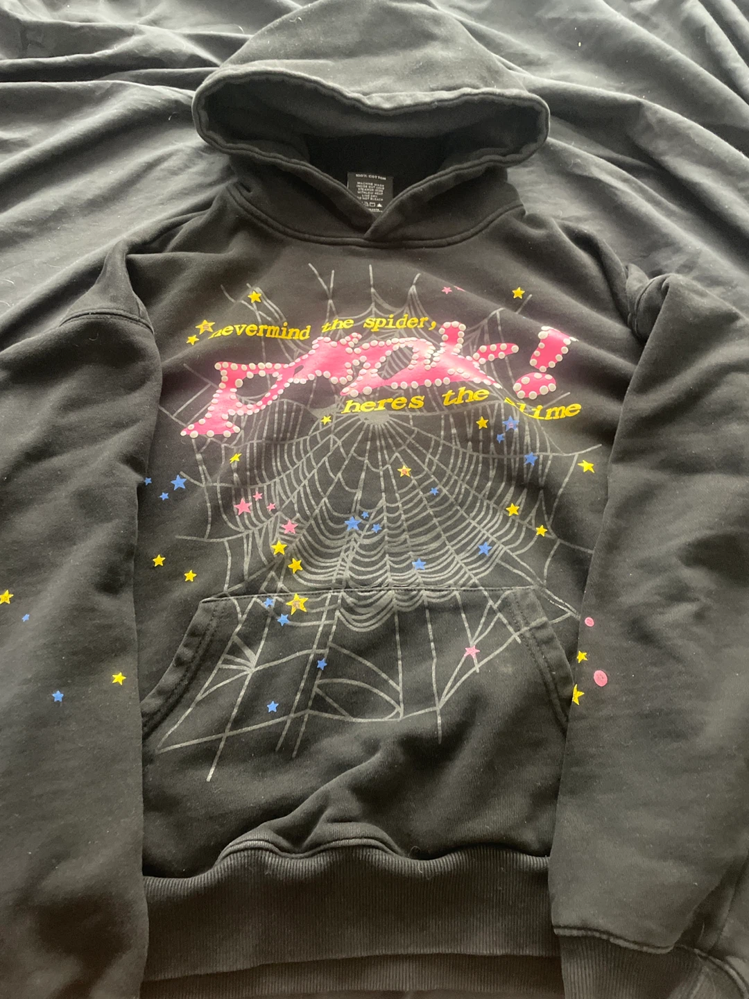 Black spider hoodie - photo 2