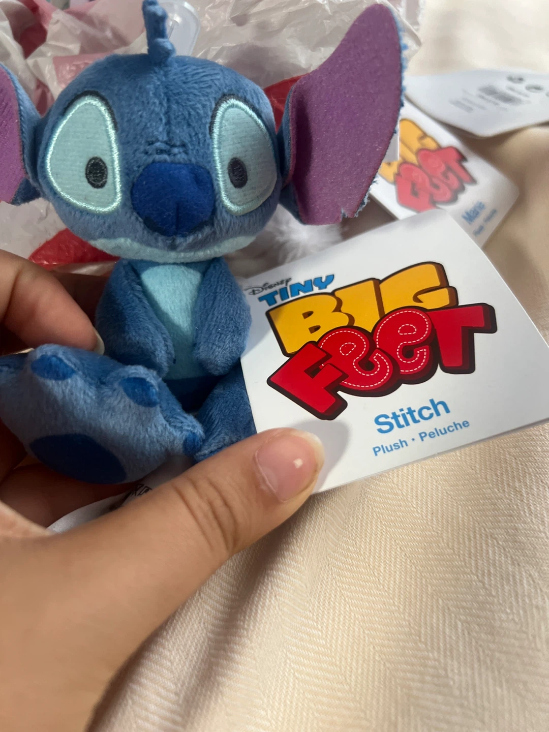 Disney Tiny Big Feet Stitch Plush 🏈