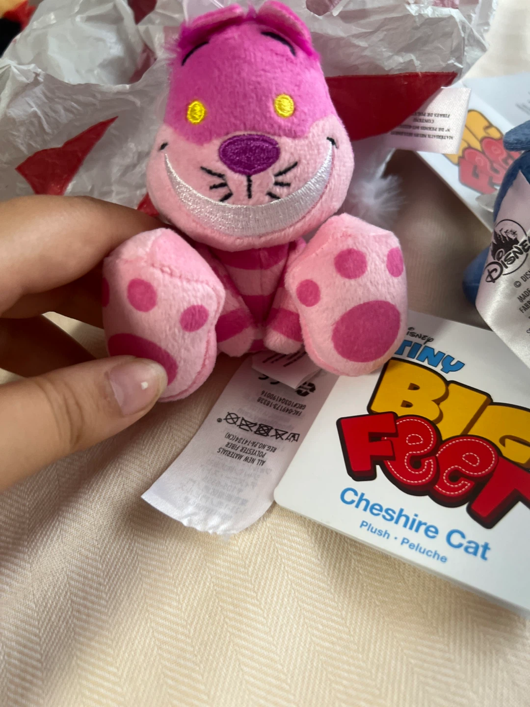 Disney Tiny Big Feet Cheshire Cat Plush 🏈