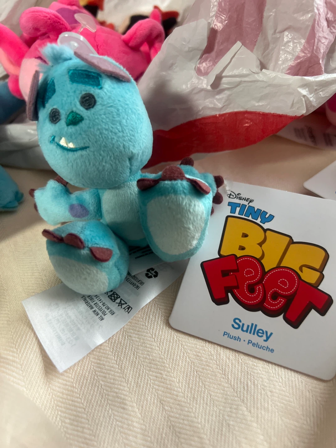 Disney Tiny Big Feet Sulley Plush 🏈
