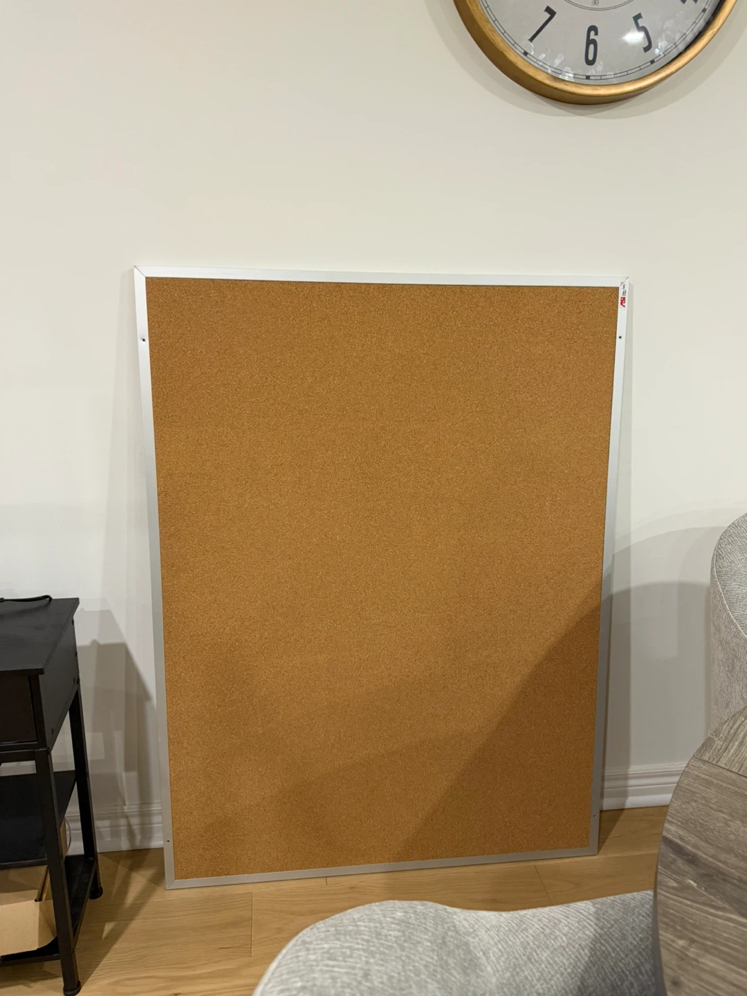 Large Cork Bulletin Board with Aluminum Frame