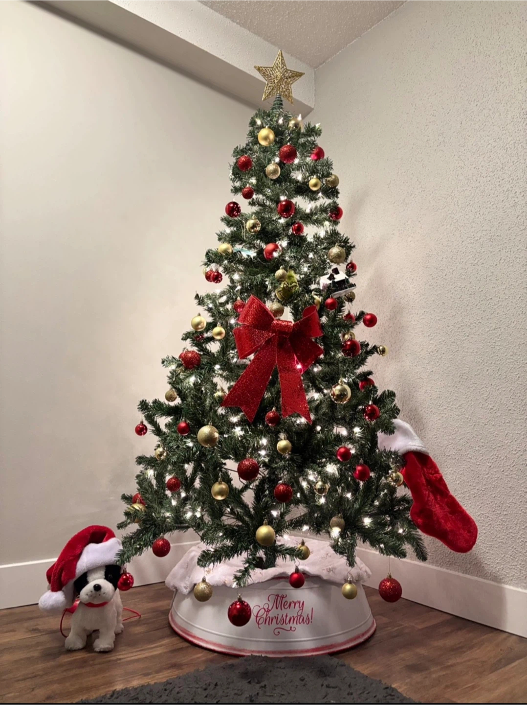 Artificial Christmas Tree with Decorations