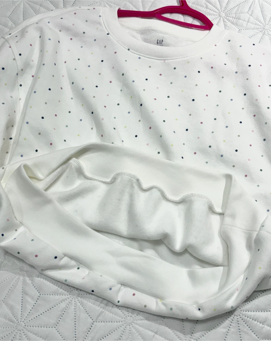 New! Gap Kids Polka Dot Sweatshirt - photo 5