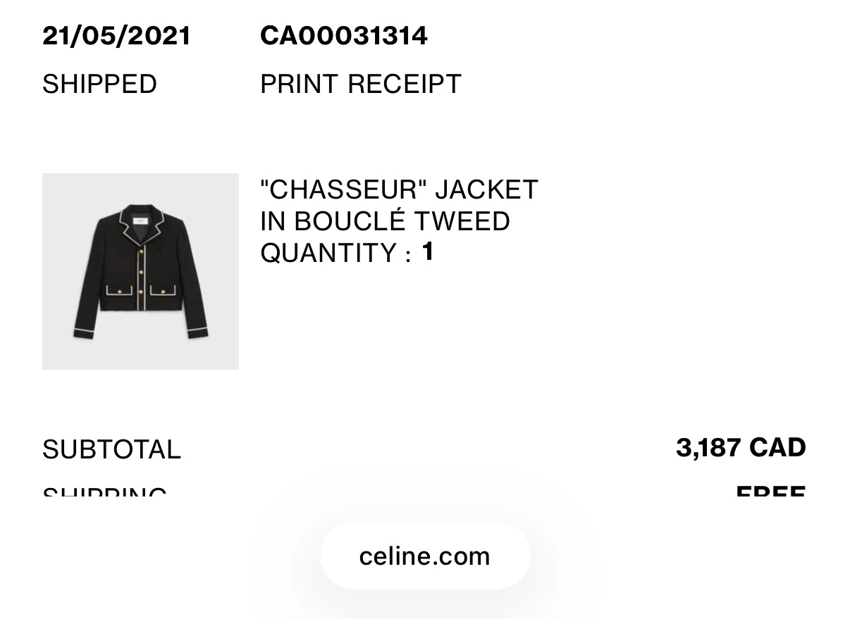 Celine Chasseur Jacket in Bouclé Tweed - photo 2