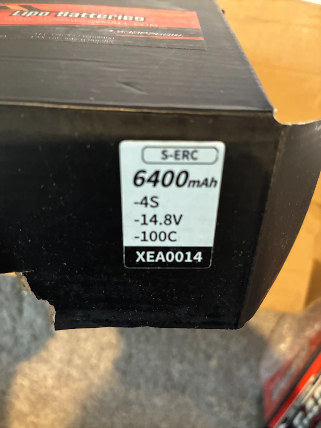S-ERC 6400mAh 4S 14.8V 100C LiPo Battery - photo 2