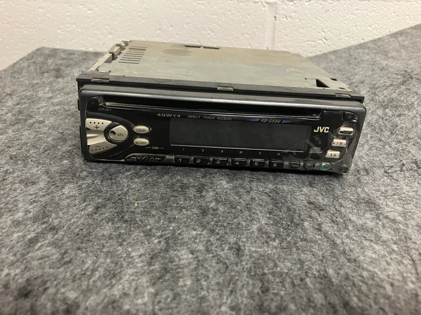 JVC car stereo unit AS IS