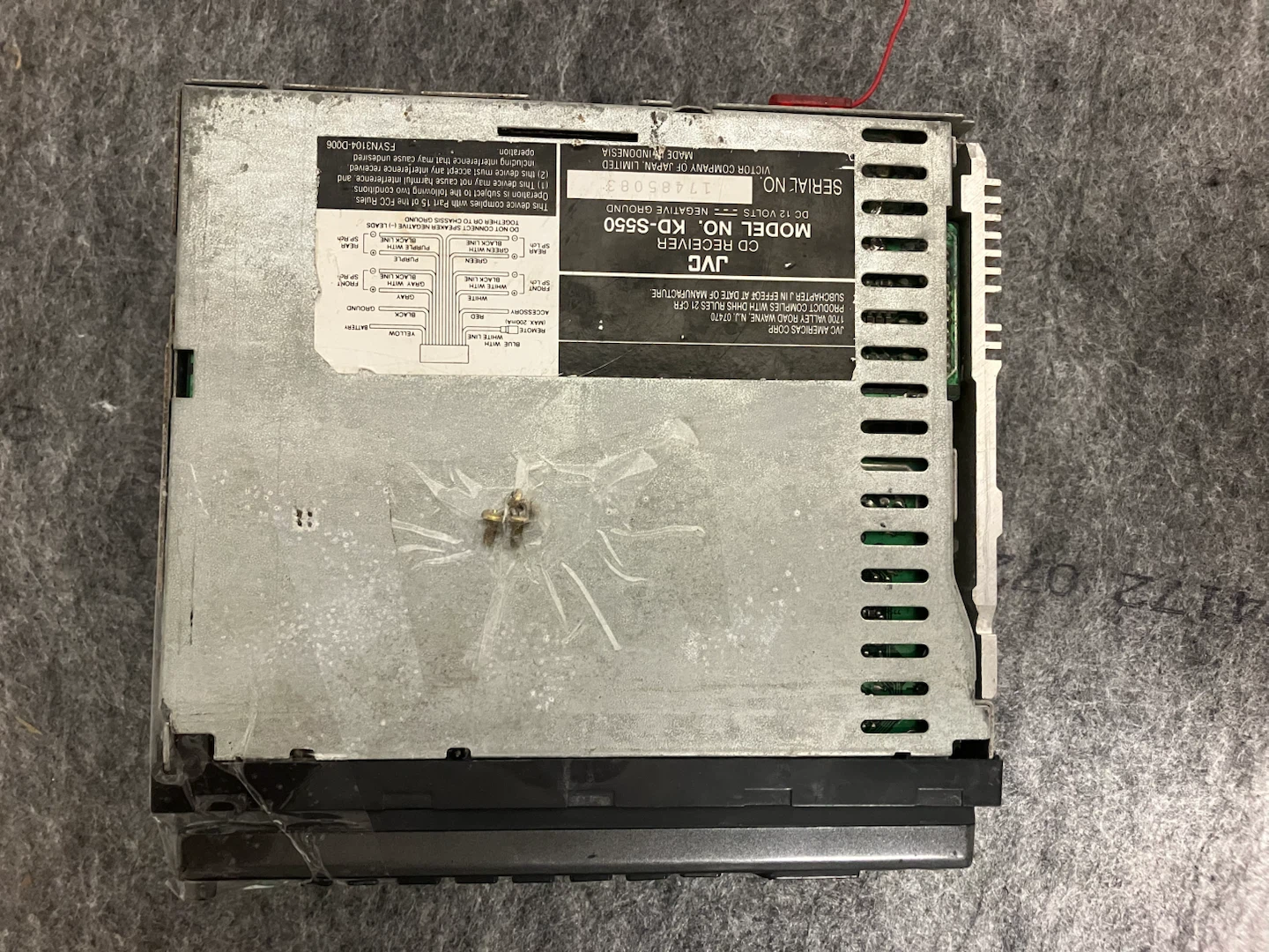 JVC car stereo unit AS IS - photo 3