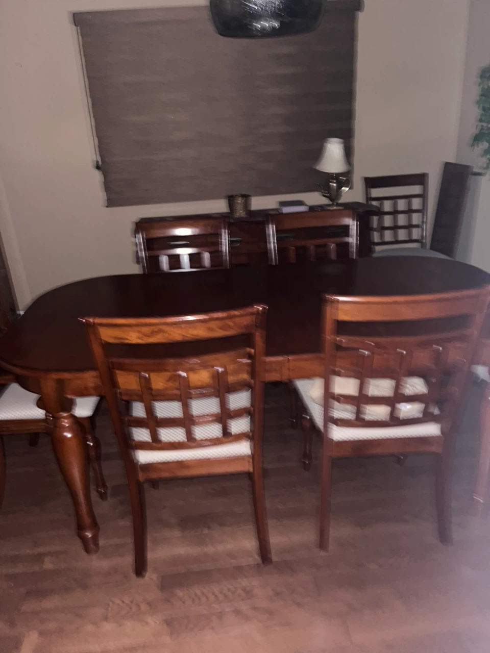 Wooden Dining Table and Chairs Set