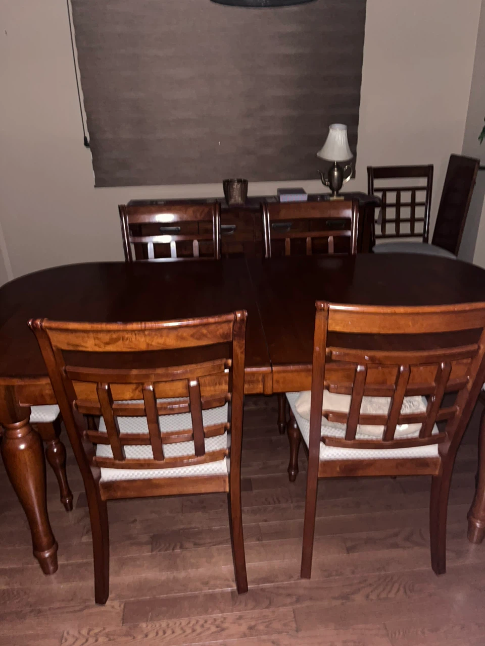 Wooden Dining Table and Chairs Set - photo 2