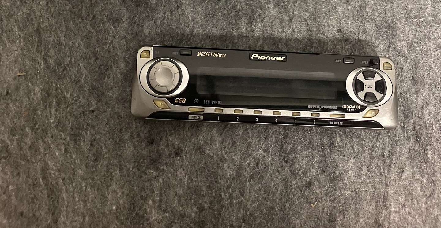 Pioneer car stereo display AS IS