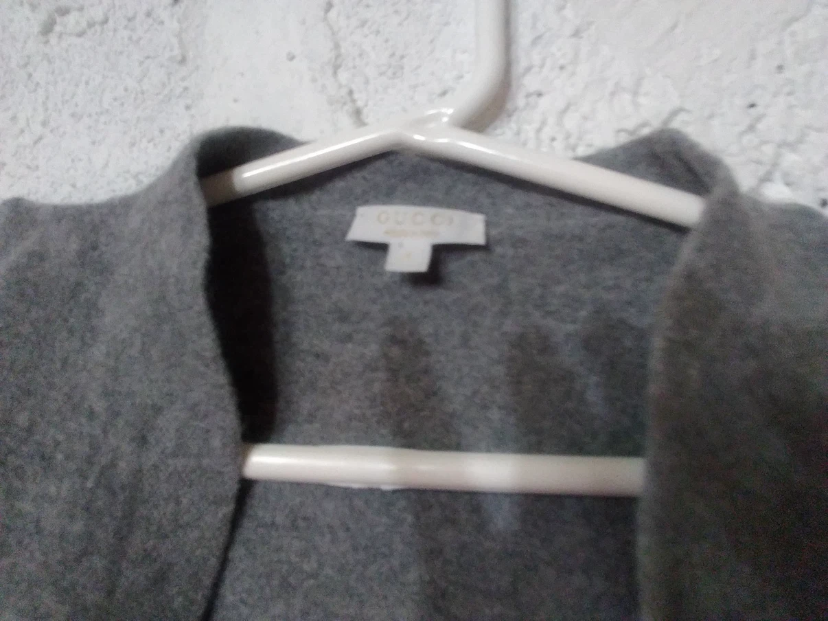 🏈 Gucci Grey Cardigan