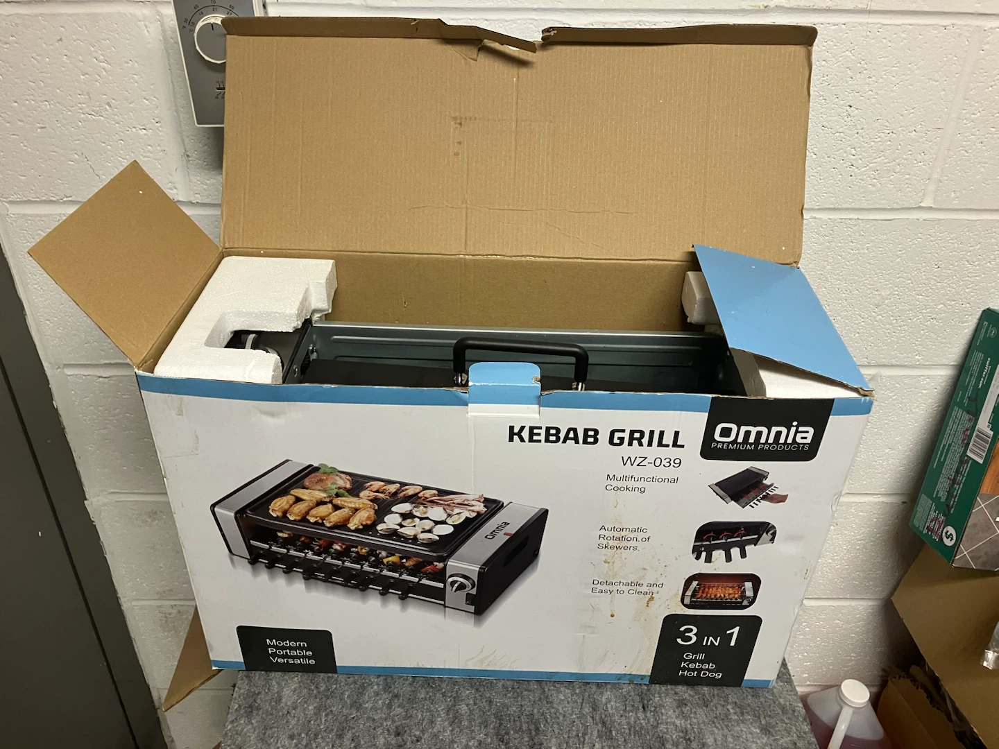 New KEBAB GRILL AS IS.