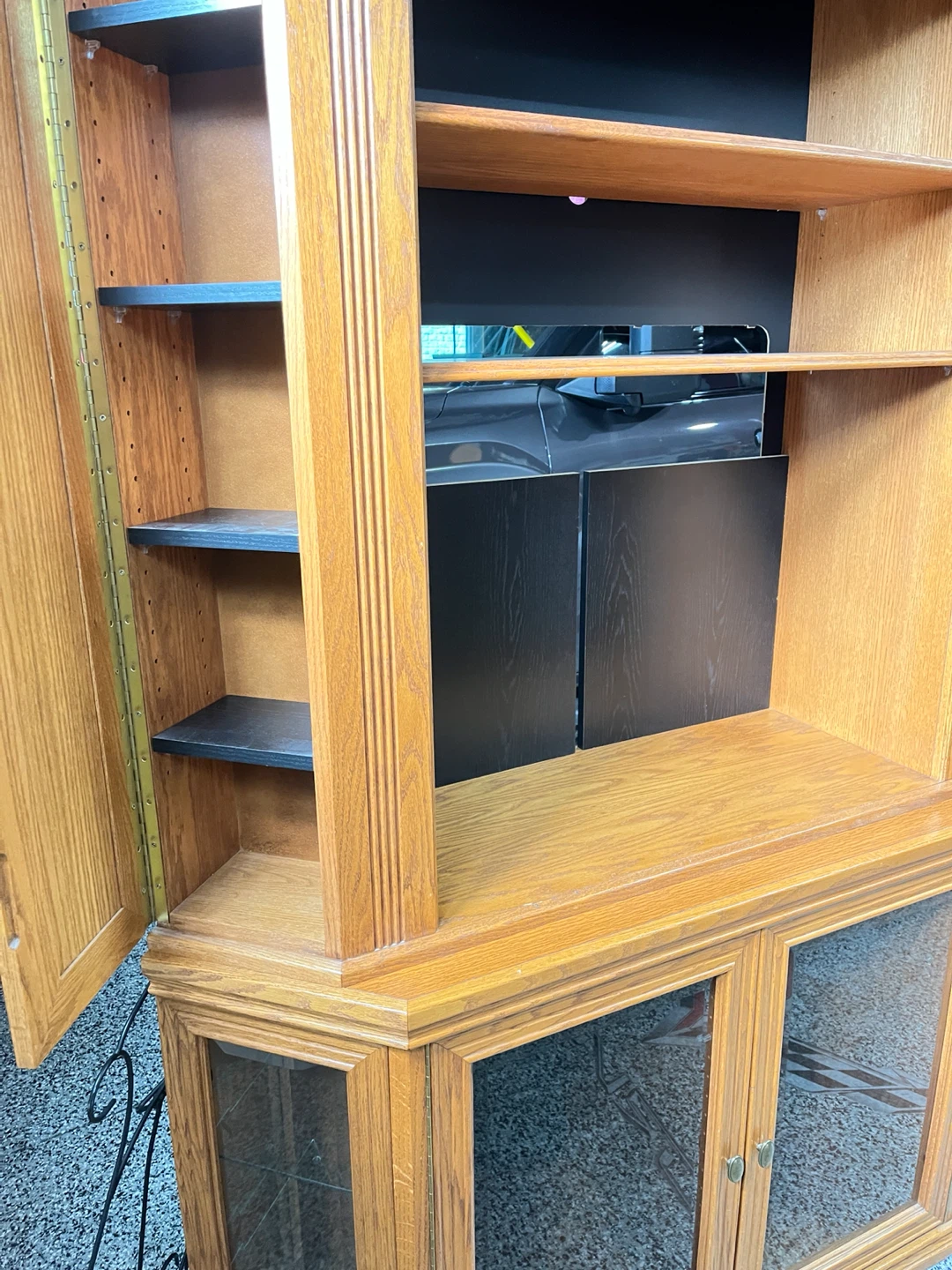 Oak Corner Entertainment Unit - photo 2