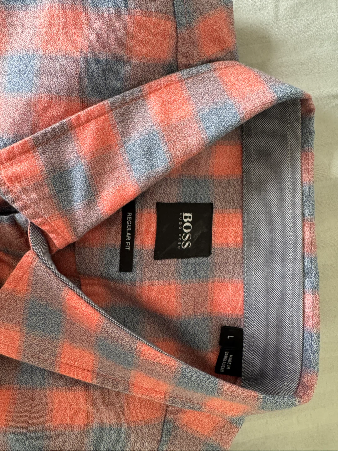 HUGO BOSS Regular Fit Check Shirt - Large - photo 3
