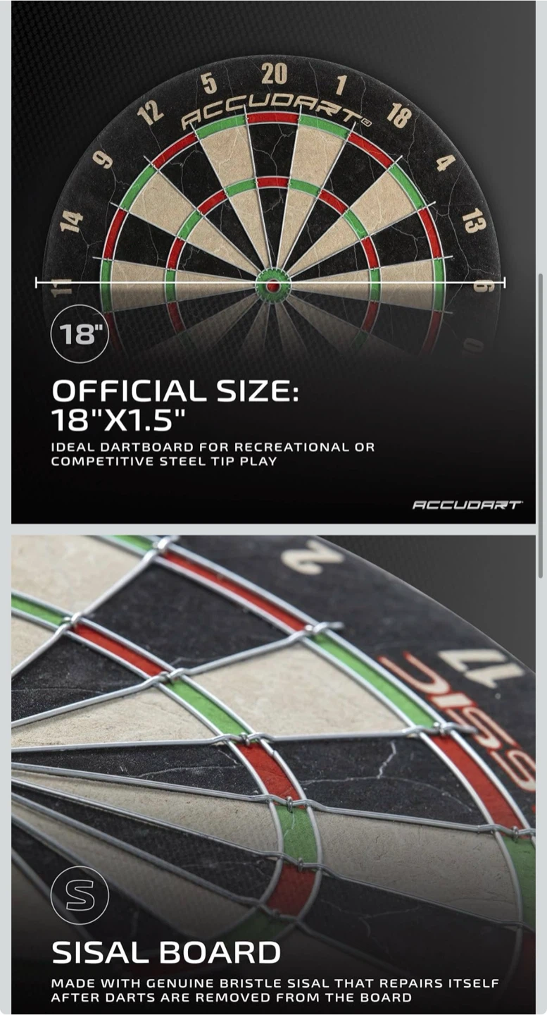 Accudart Classic Bristle Dartboard - photo 2