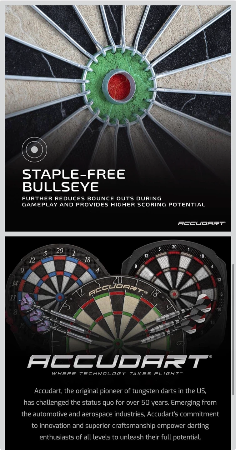 Accudart Classic Bristle Dartboard - photo 3