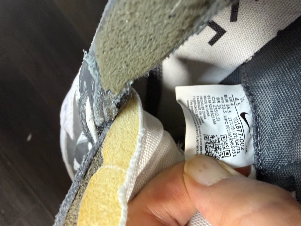 🏈  Nike Blazer Low '77 Jumbo Grey Sneakers - photo 2