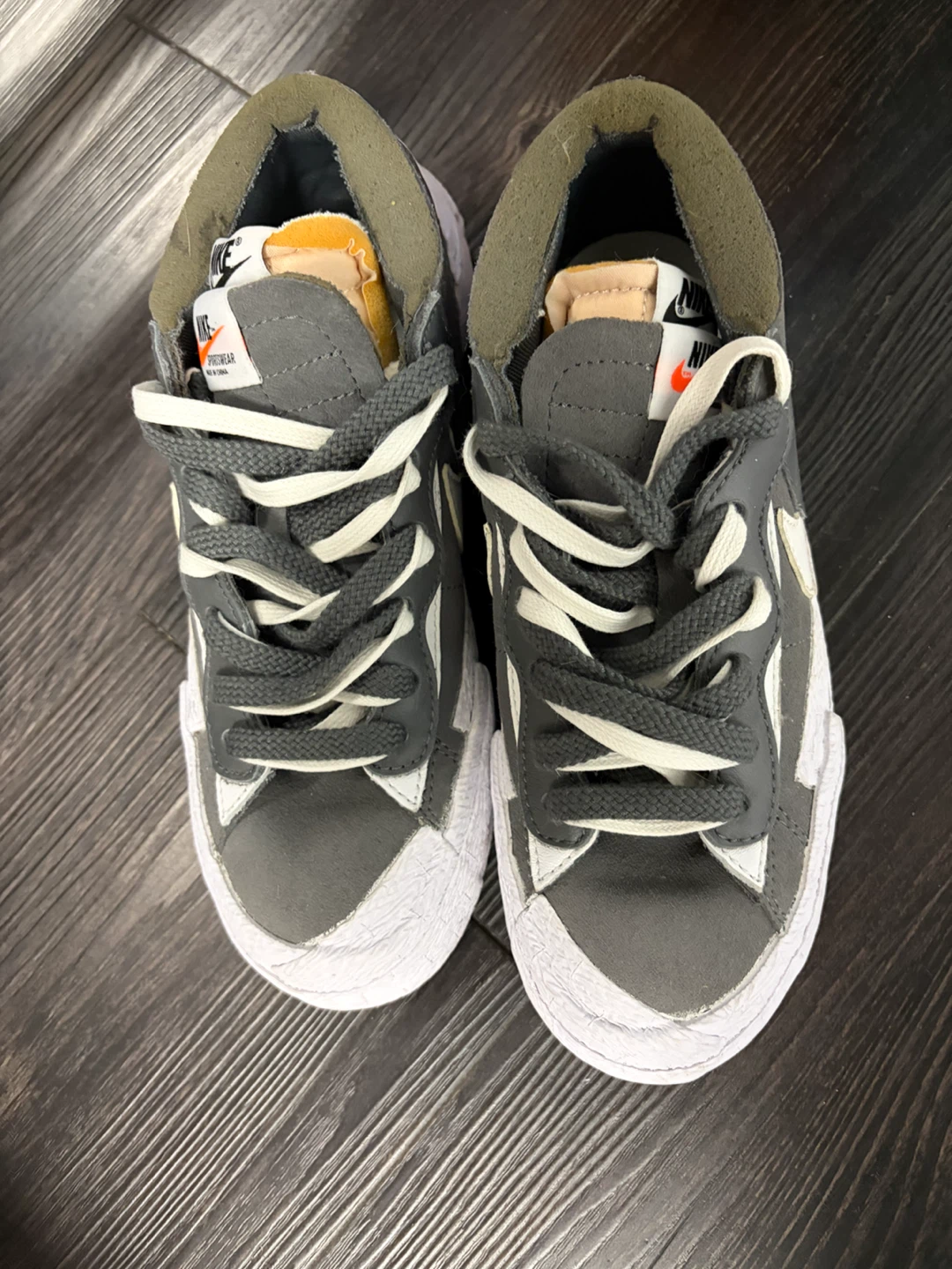 🏈  Nike Blazer Low '77 Jumbo Grey Sneakers