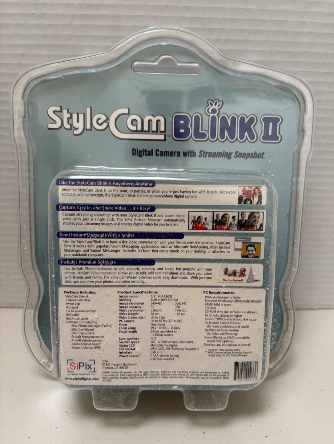 Vintage SiPix StyleCam Blink II Digital Camera - photo 3