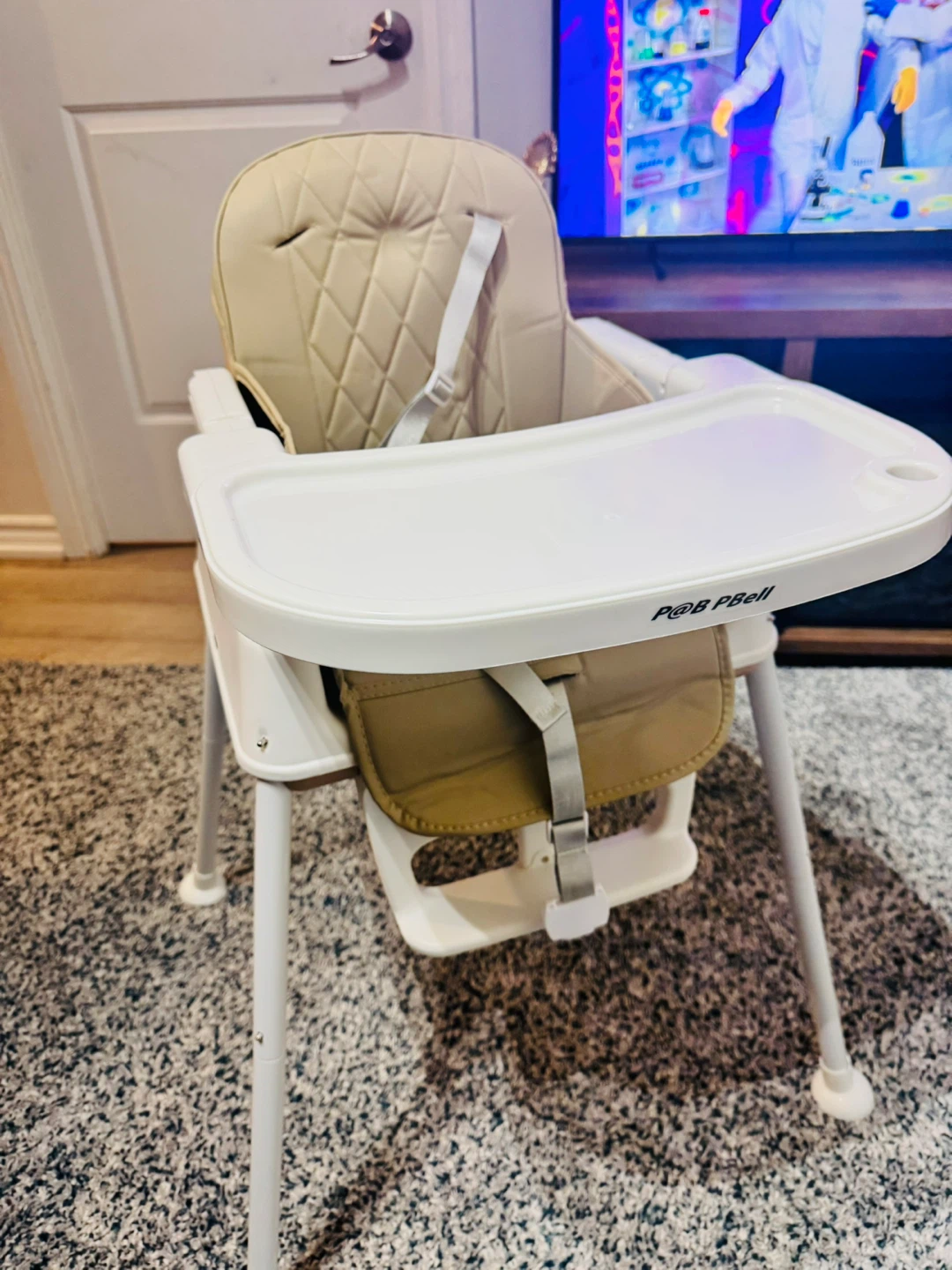 7-in-1 Baby High Chair – Convertible Highchair -Khaki Color - photo 3